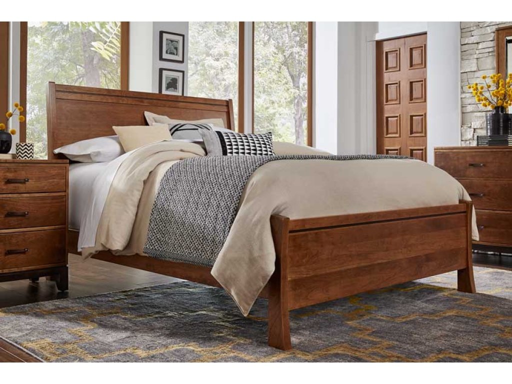 Trieste Panel Sleigh Bed Queen