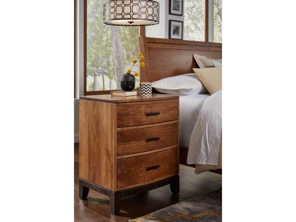 Trieste 3 Drawer Nightstand