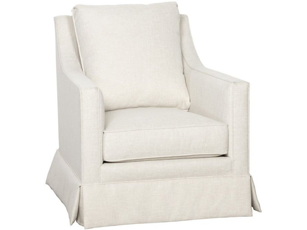 Welted Slope Arm Lounge Chair