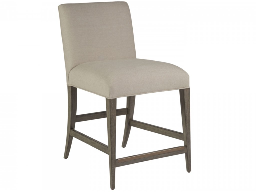 Madox Upholstered Low Back Counter Stool
