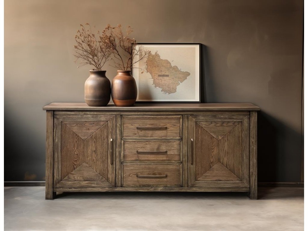3 Drawer 2 Door Buffet