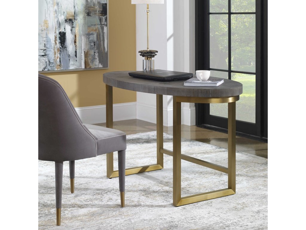 Taja Oval Desk