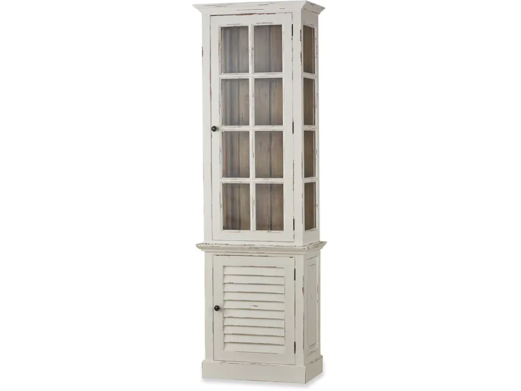 Cottage Tall Cabinet w/Glass