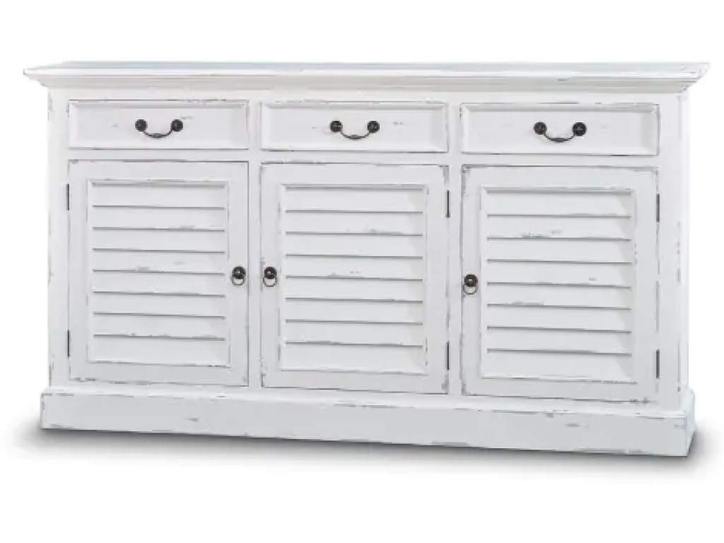 Narrow Shutter 3 Door Sideboard