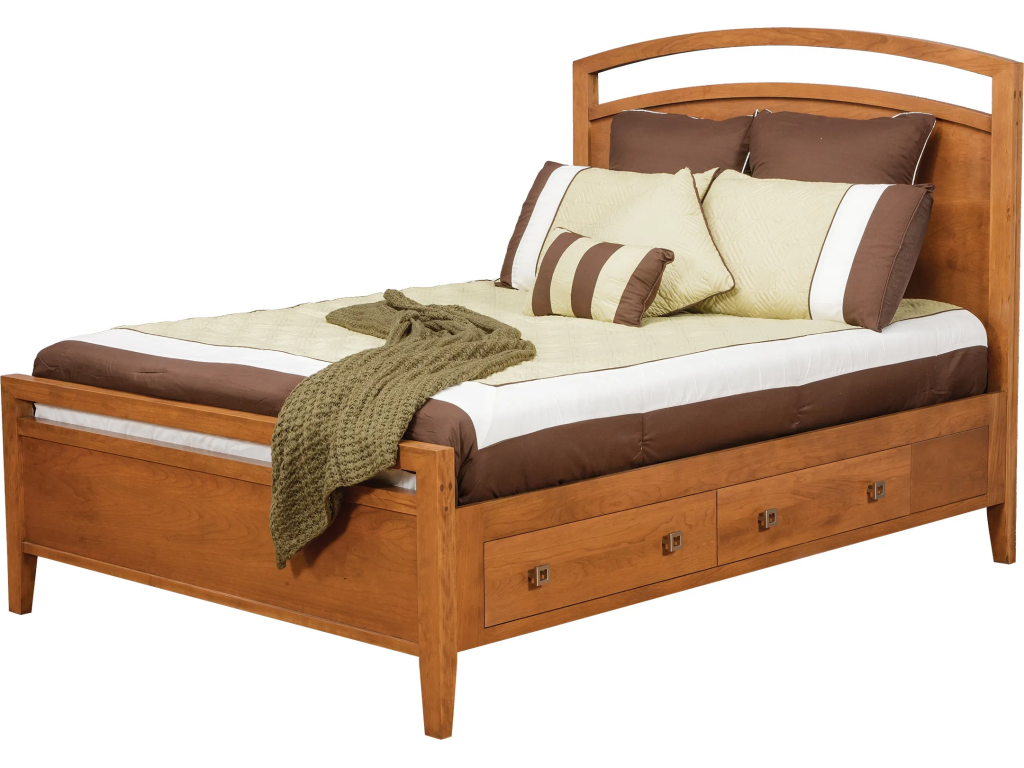 Nouveau King Supreme Bed w/ 30" Drawers (2 Per Side)