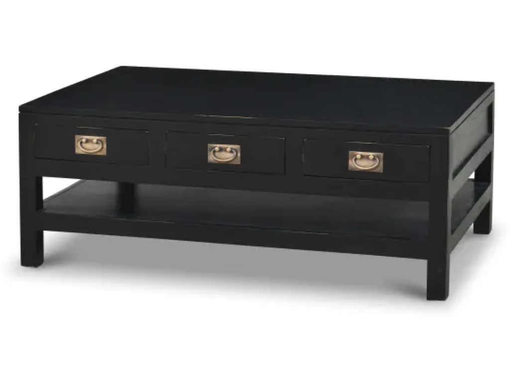 Kagu 6 Drawer Coffee Table w/ Shelf