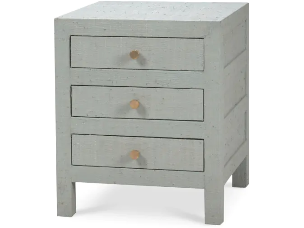 Kagu End Table w/ Raffia