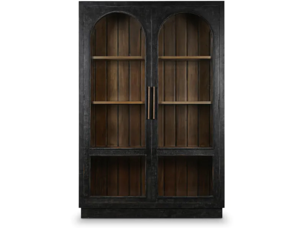 Vannes 2 Door Display Cabinet w/ Glass Shelves - Alternative View