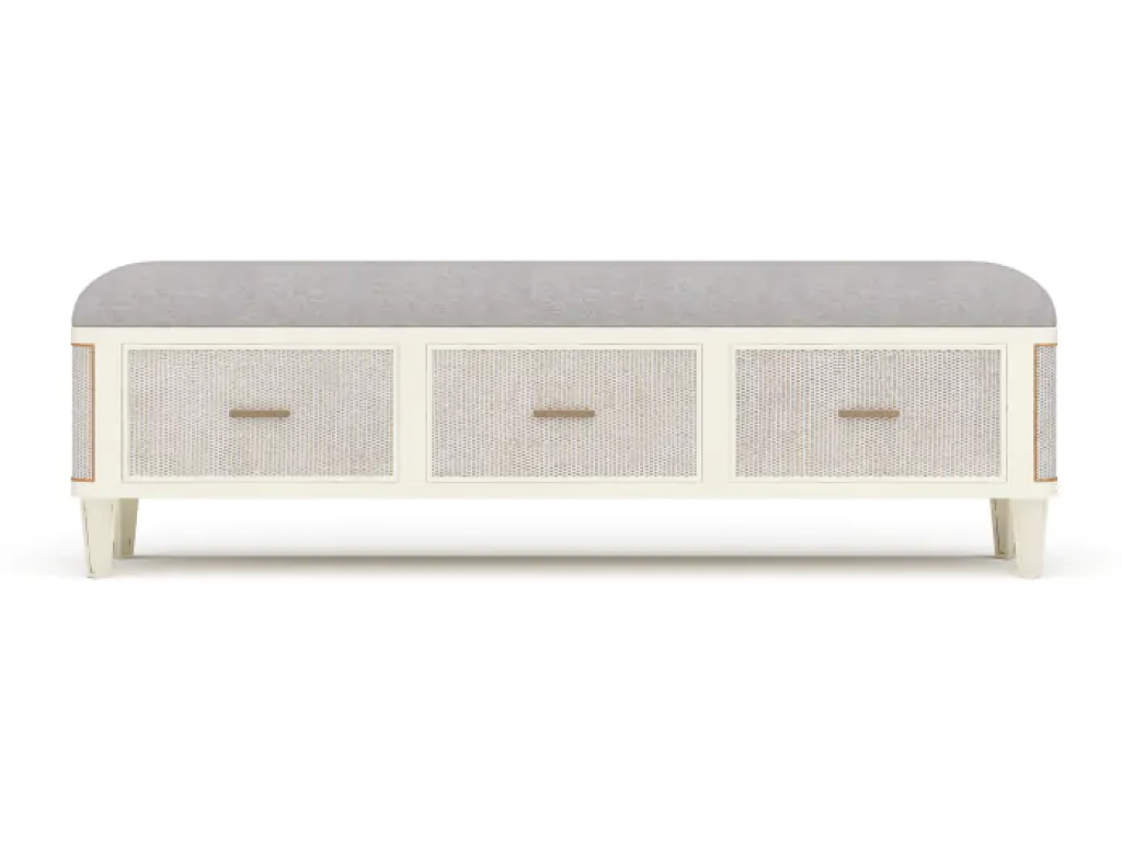 Lexington Bench w/ Rattan - Alternative View