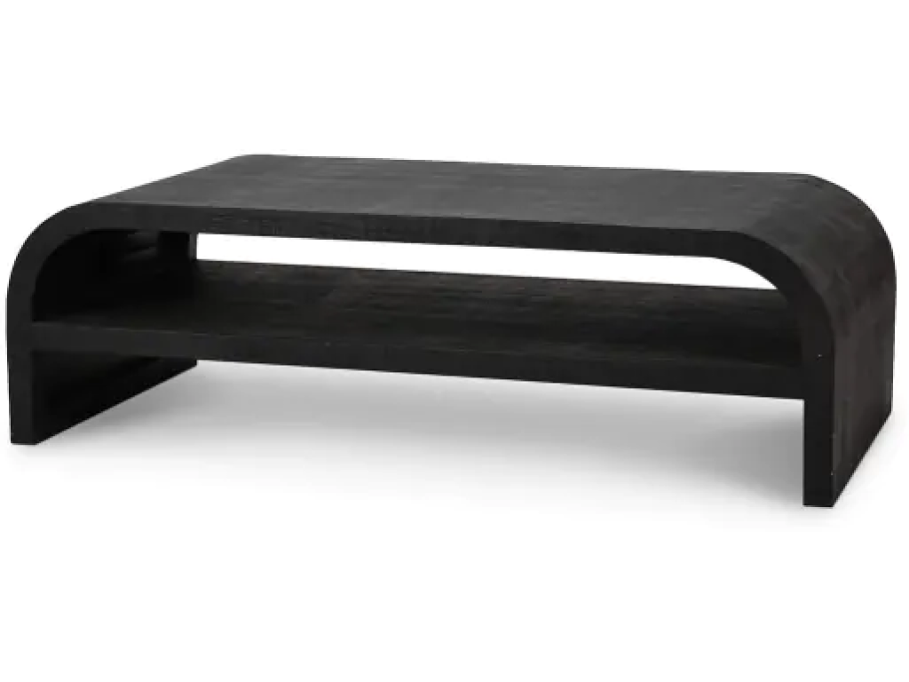 Vannes Raffia Coffee Table w/ Shelf