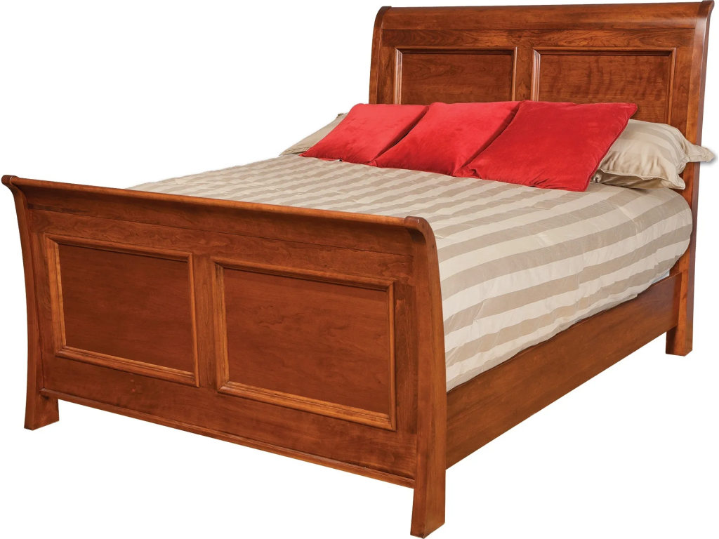 Classic Queen Sleigh Bed w/Standard Footboard