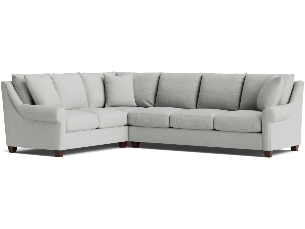 Ellery Roll Arm L-Shaped Sectional