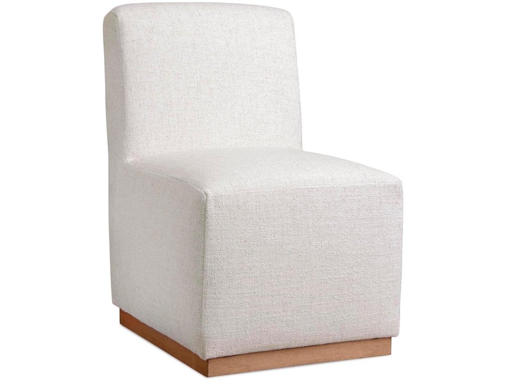Banks Upholstered Dining Chair with Casters