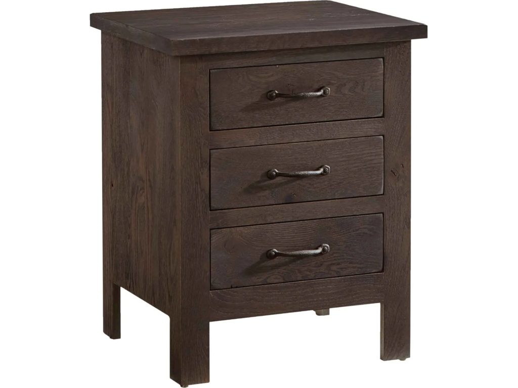 Homestead 3-Drawer Solid Wood Nightstand
