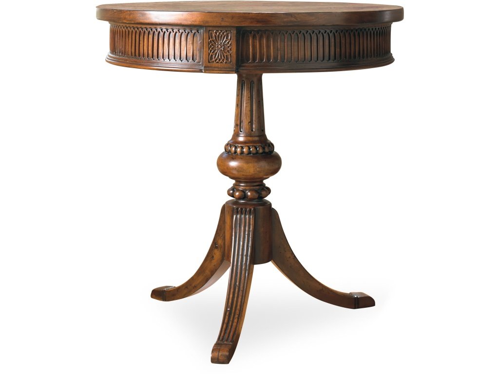 Round Pedestal Accent Table