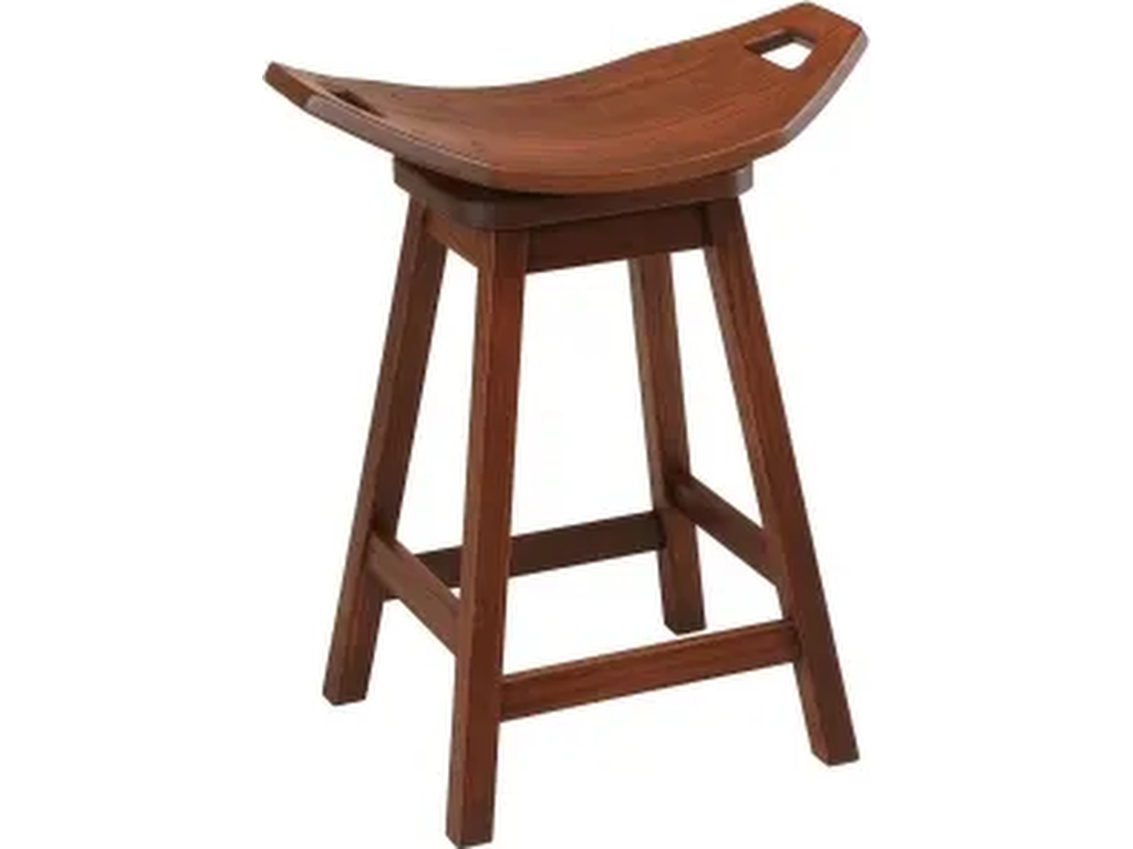 30" Cowboy Mission Swivel Barstool