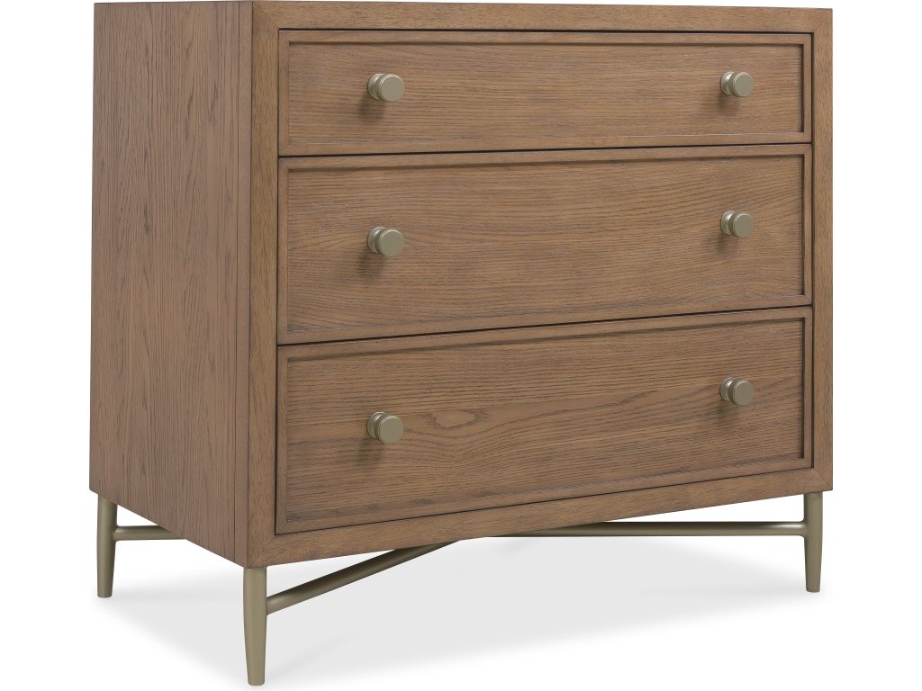 Sonnet Three-Drawer Nightstand