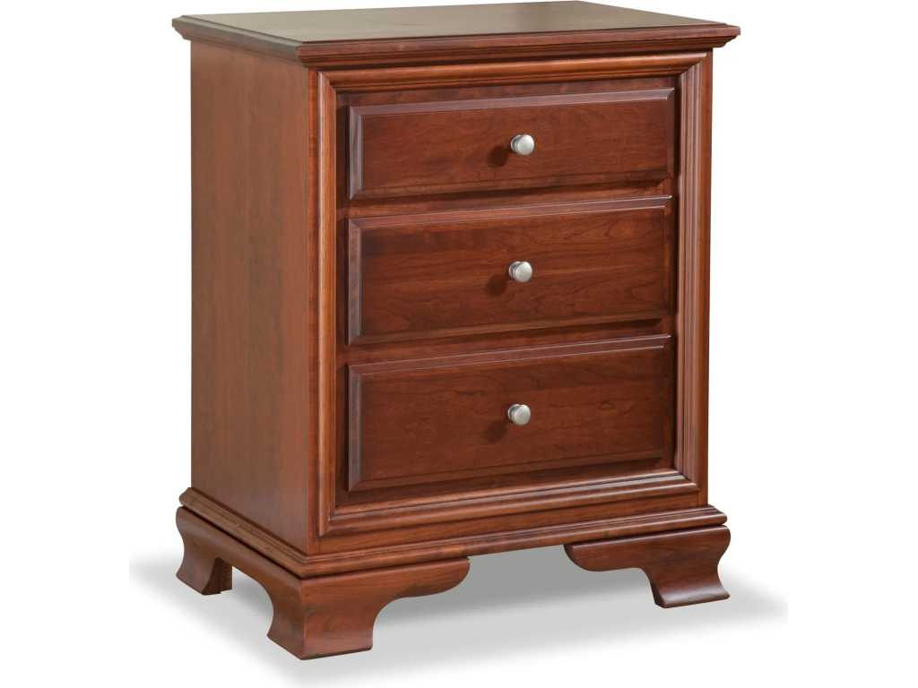 Classic 3-Drawer Nightstand