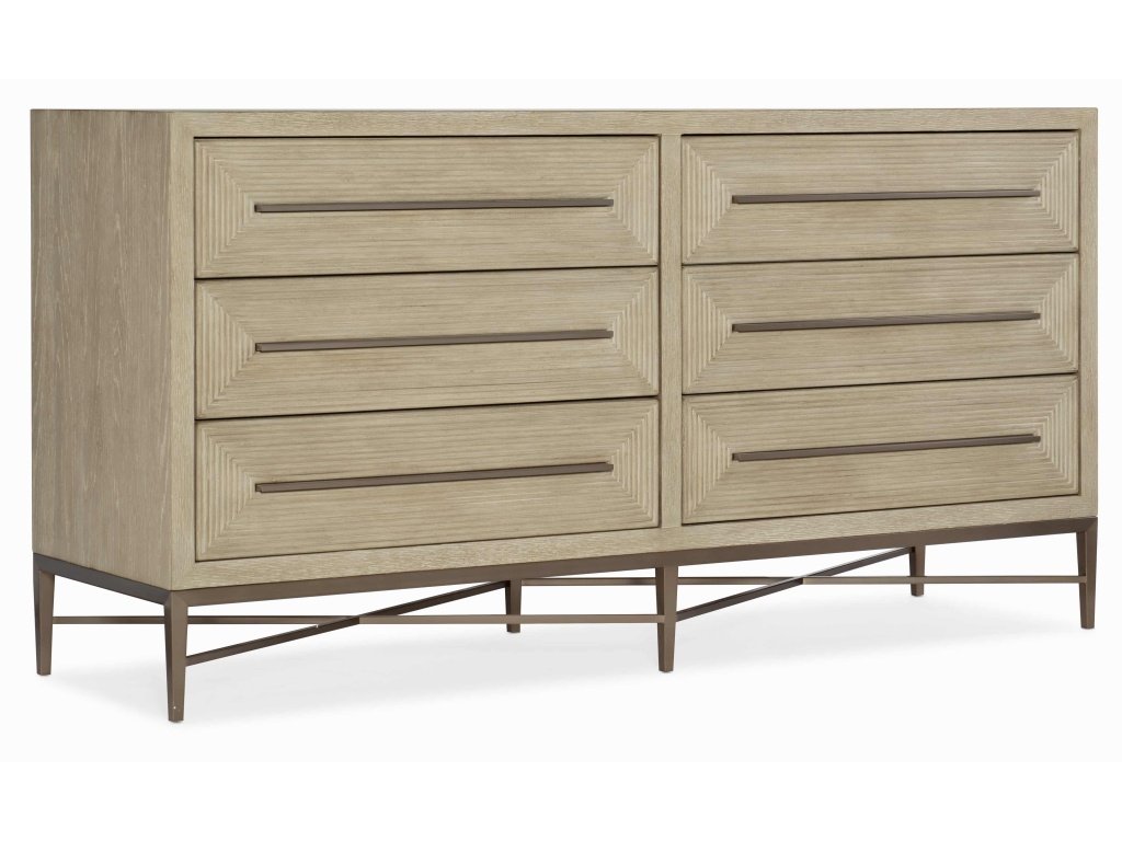 Cascade Six-Drawer Dresser