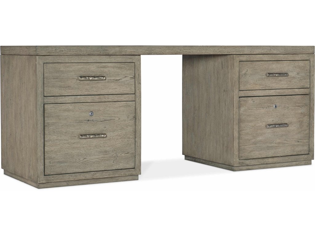 Linville Falls Desk - 72in Top-2 Small Files