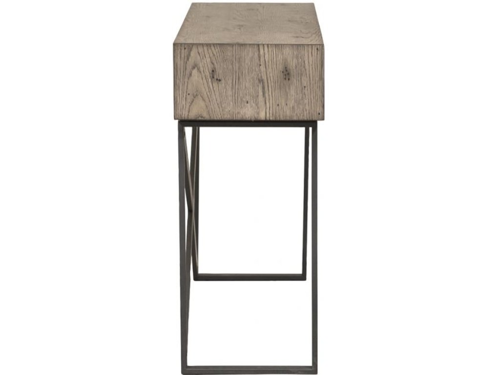 Arcadian Open Storage Console Table