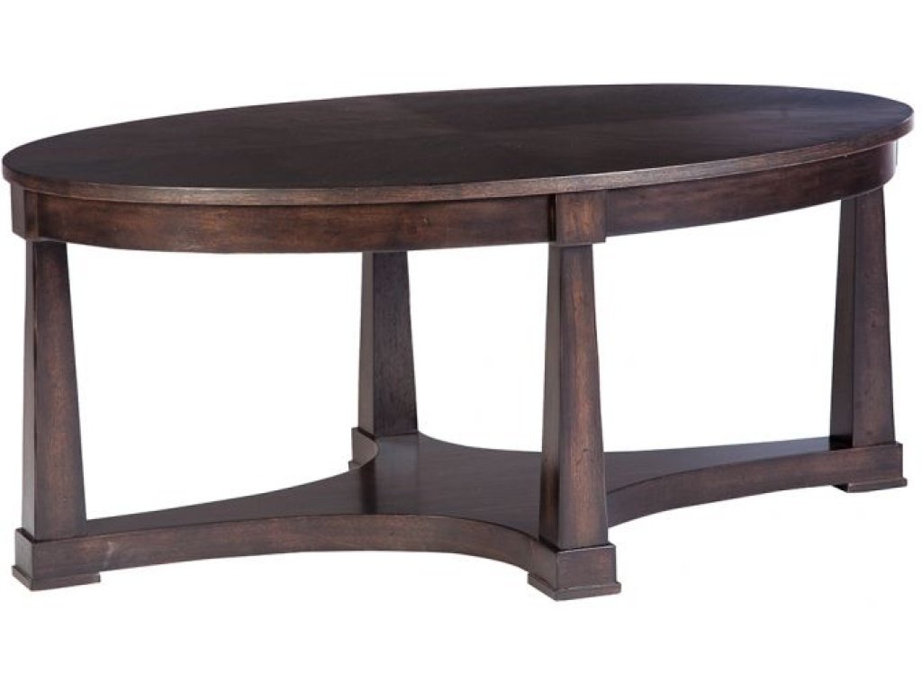 Fairfield Chair Revelation Oval Cocktail Table Furniture Living Room Tables