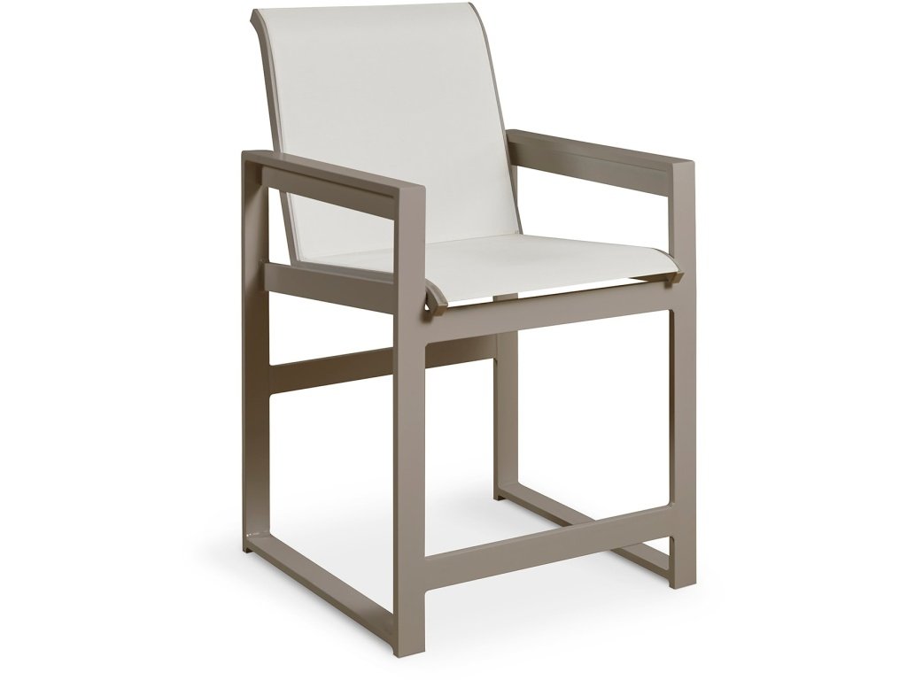 Bonavista Outdoor Track Arm Counter Stool