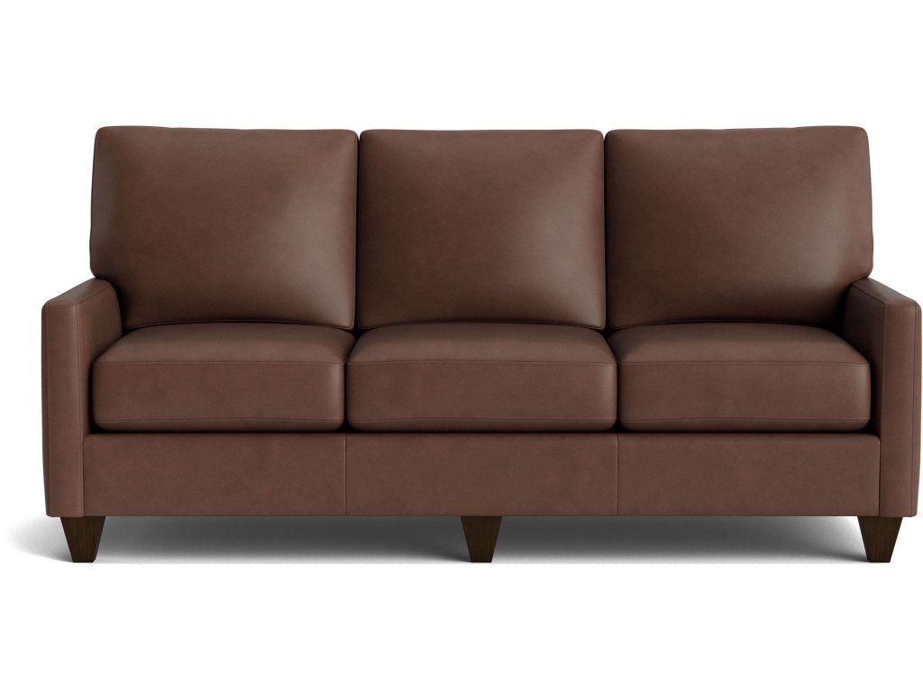 True Custom™ Leather Track Arm Sofa