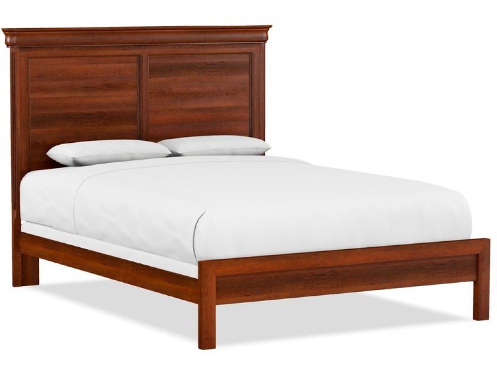 Queen Panel Bed w/Low Footboard