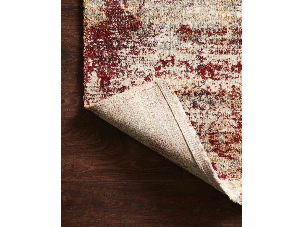 Loloi Rust Rug Loloi Rugs JAS-01 Dove / Rust Furniture Accessories Rugs