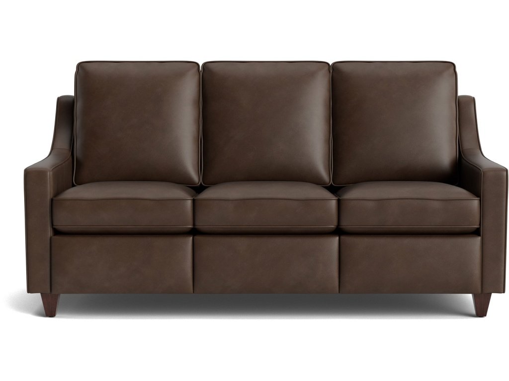 Magnificent Motion Reclining Leather Slope Arm Sofa