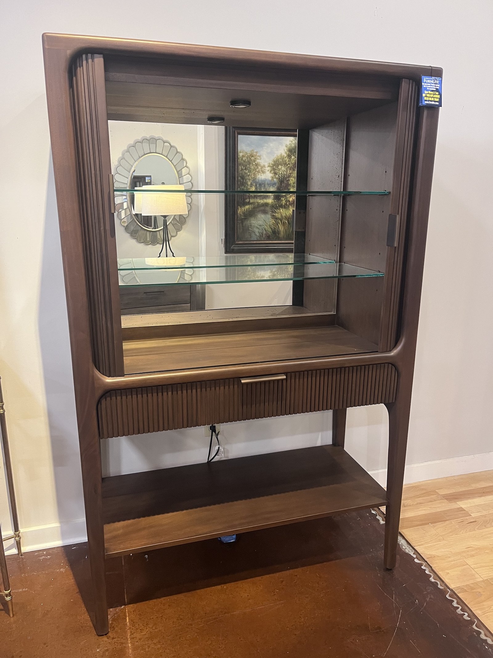 ARCHER TAMBOUR CABINET CHEST