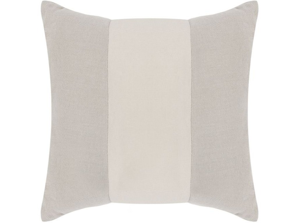 Cream Velvet Linen Throw Pillow