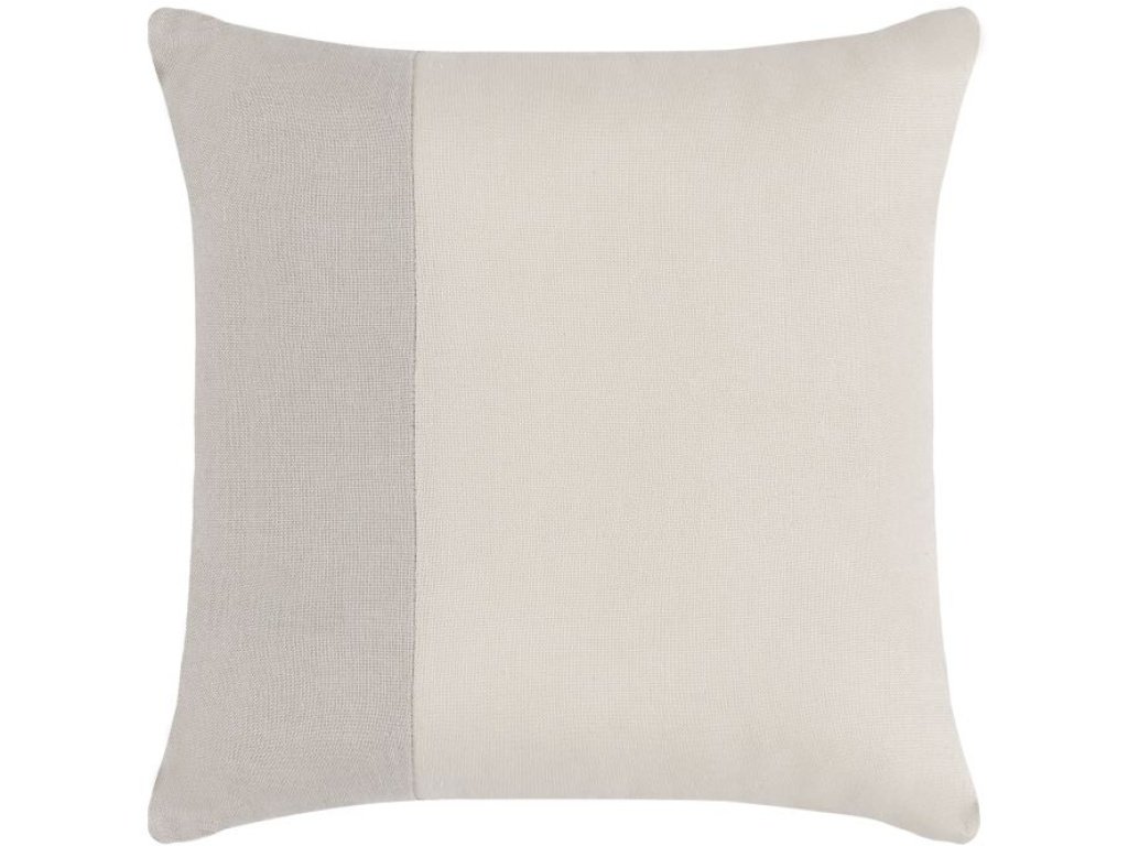 Cream Velvet Linen Throw Pillow