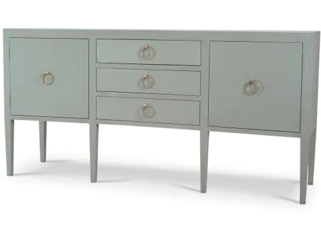 Westminster Concave Linen Wrapped Sideboard