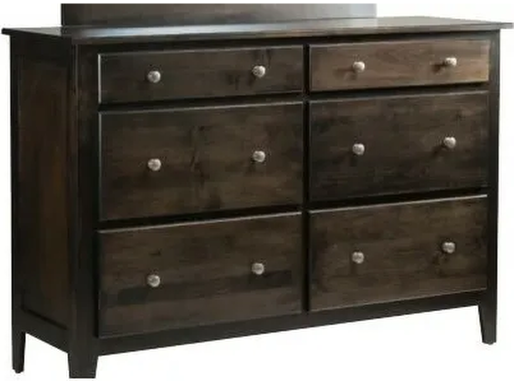 Mapleton 6-Drawer Double Dresser