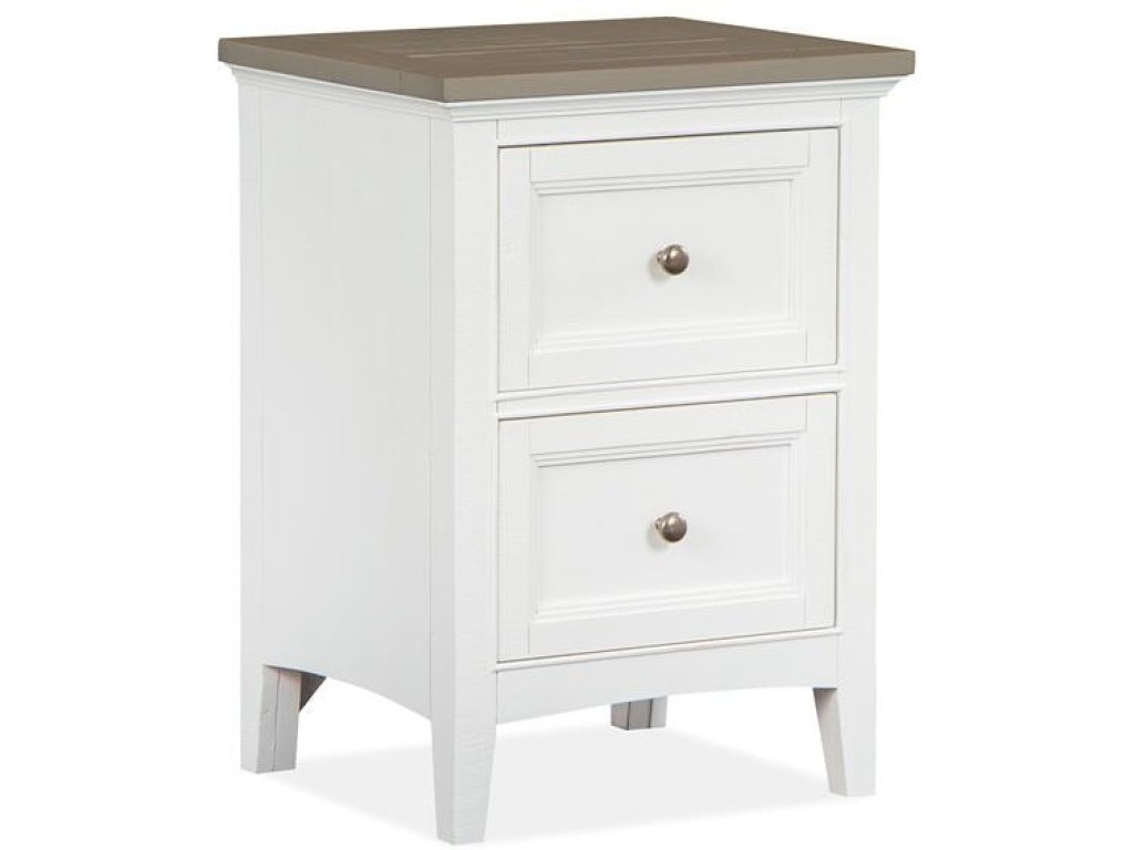 Small 2 Tone Nightstand - Alternative View