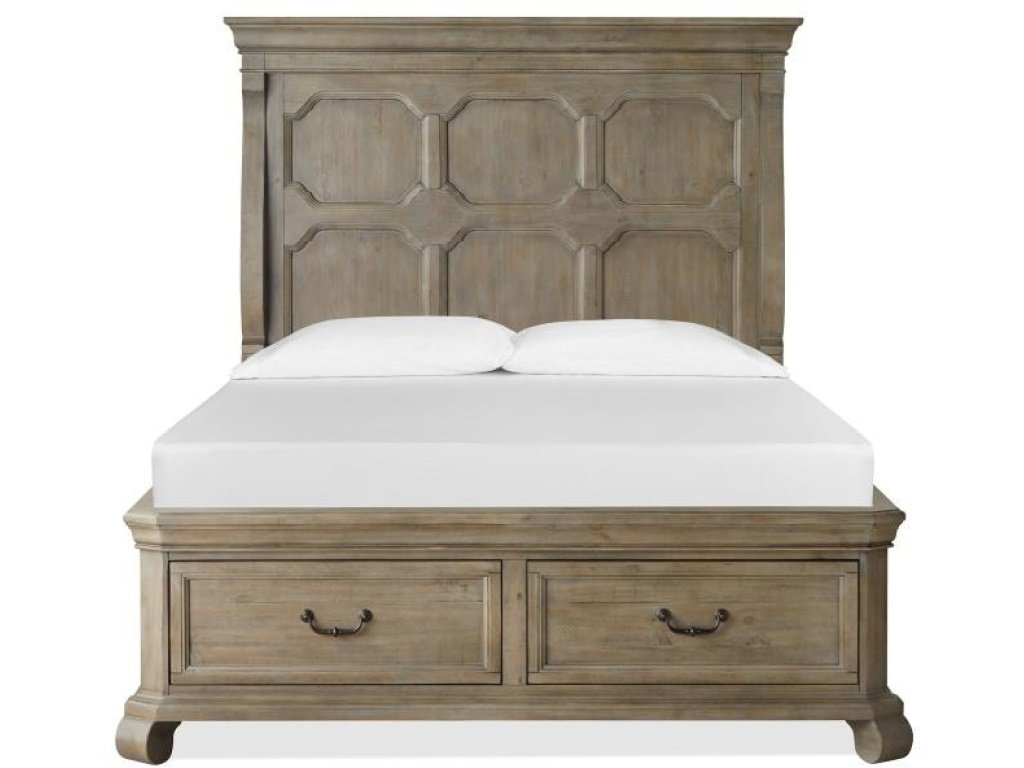 Complete Queen Panel Storage Bed