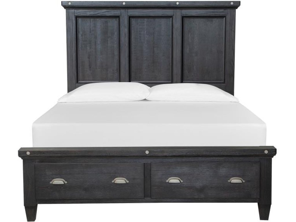 Complete Queen Panel Storage Bed