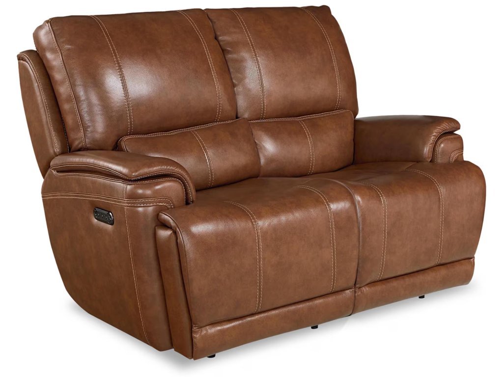 Burlington Leather Power Reclining Loveseat - Alternative View