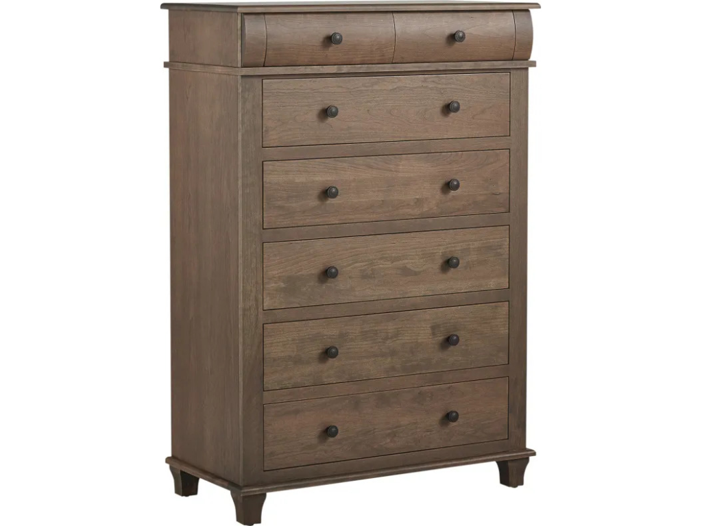 Highland 4 Large Drawers, 2 Small Split Drawers Chest
