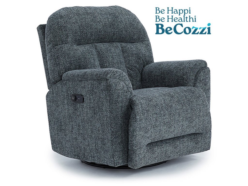 Suitably Medium-sized, Overstuffed Pillow Recliner