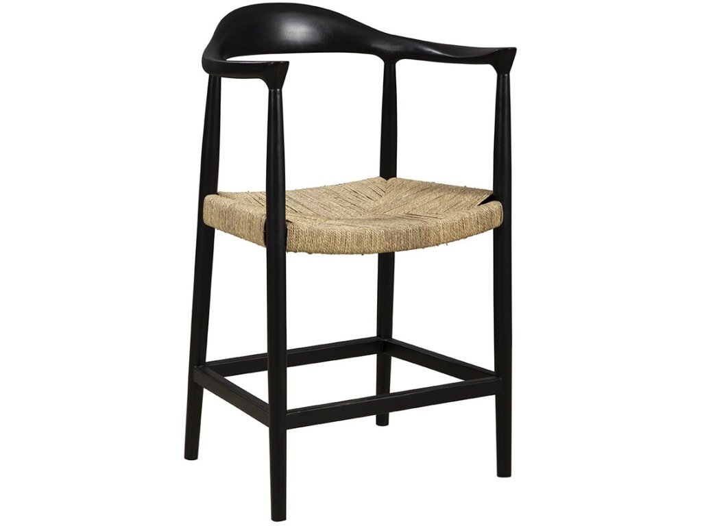 Black Abraham Counter Stool