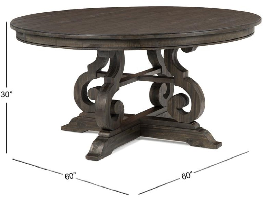 60" Round Dining Table - Alternative View