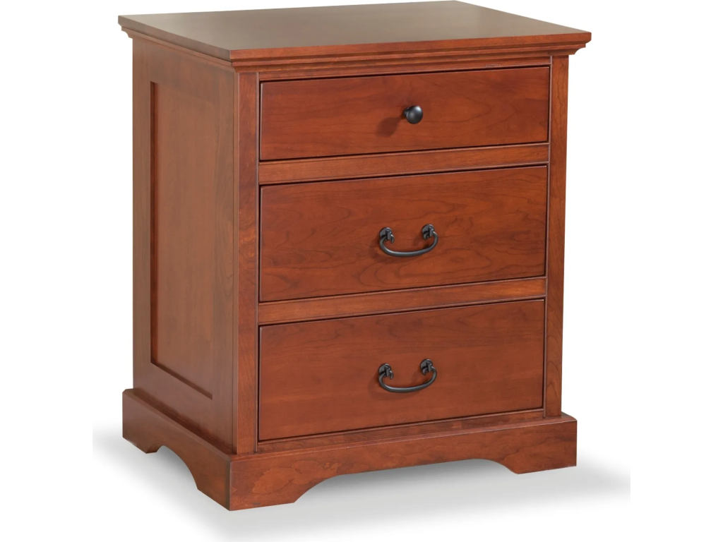 Elegance 3-drawer Nightstand