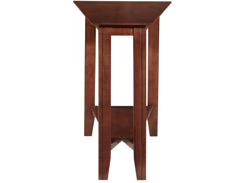 Eclectic Shelf Wedge Table