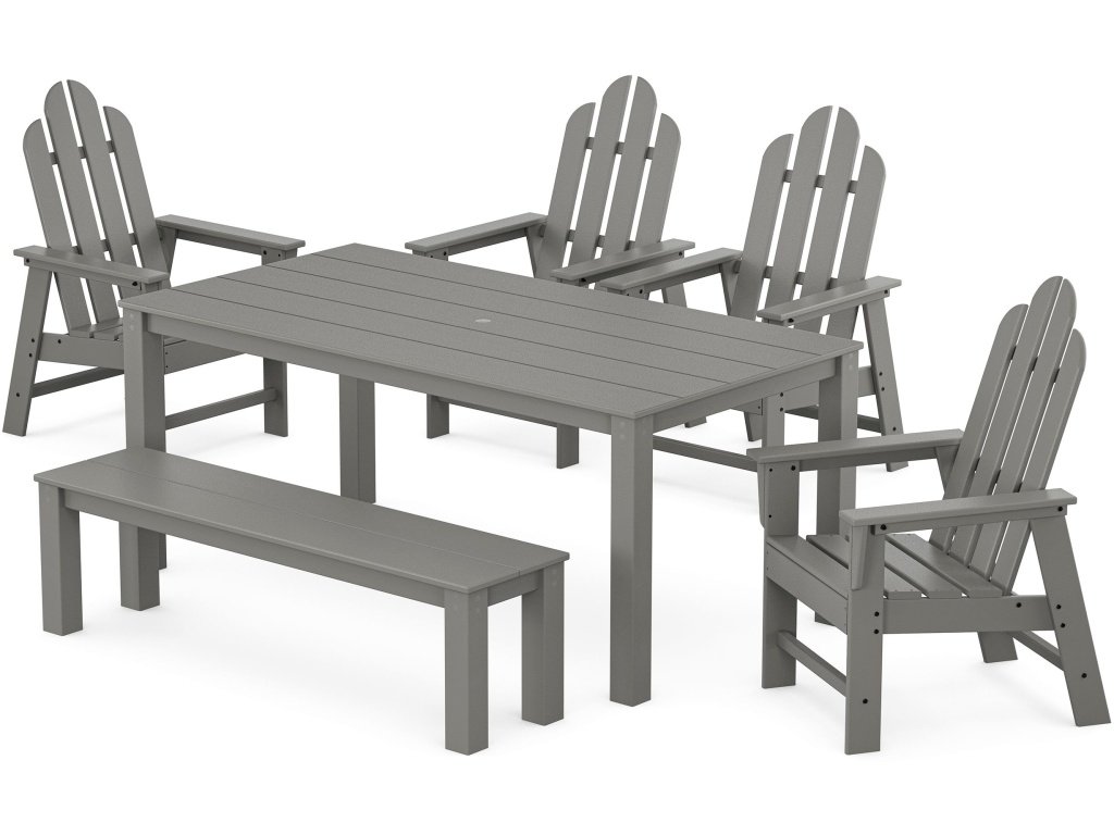 Long Island 6-Piece Parsons Dining Set With Bench