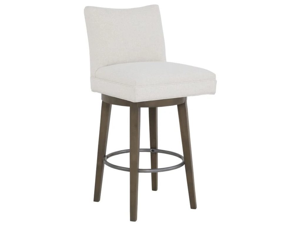 Concave Short Back Swivel Bar Stool 