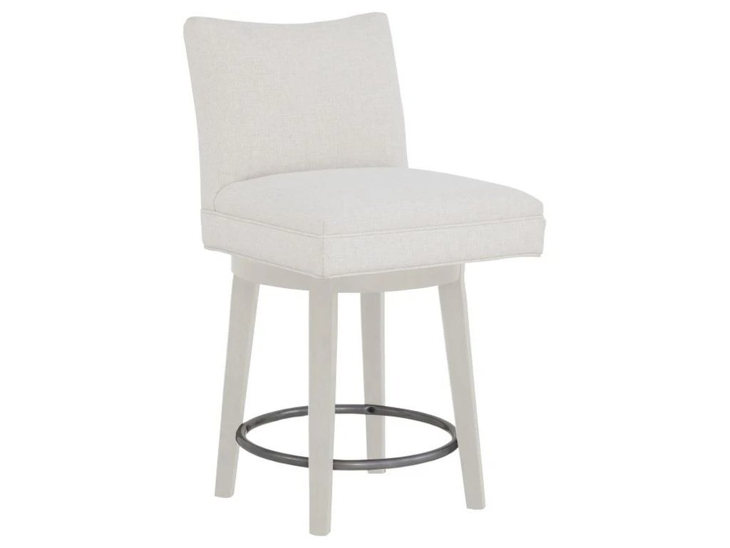 Concave Short Back Swivel Counter Stool 