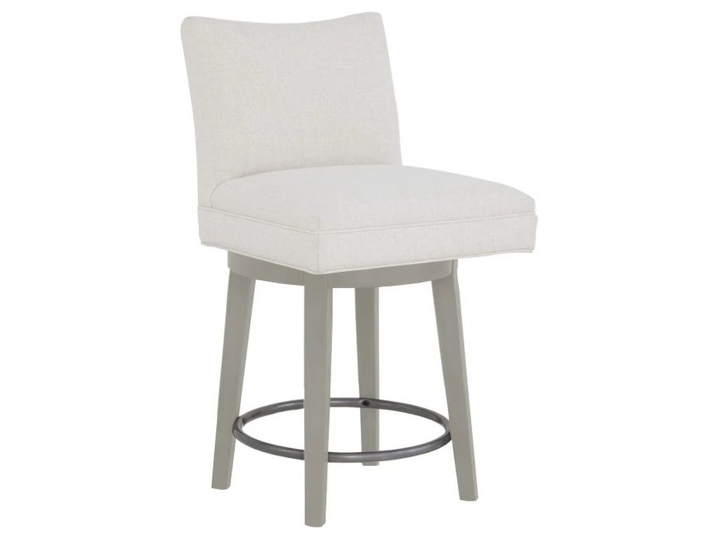Concave Short Back Swivel Counter Stool 